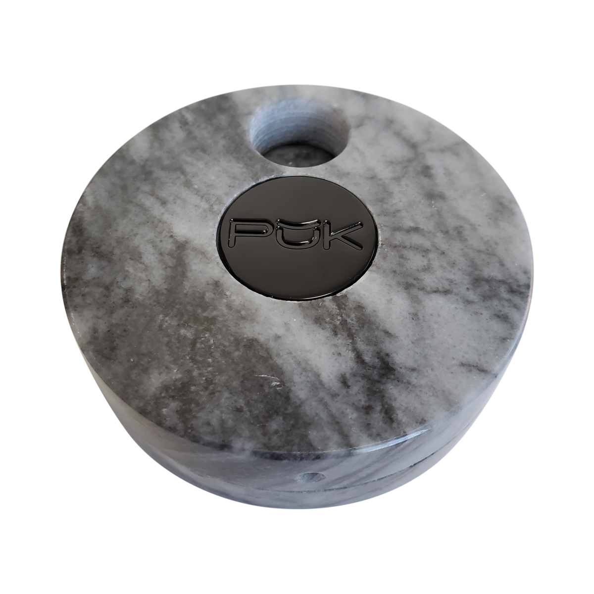 Gray Marble PŬK Cannabis Container and Smoking Device